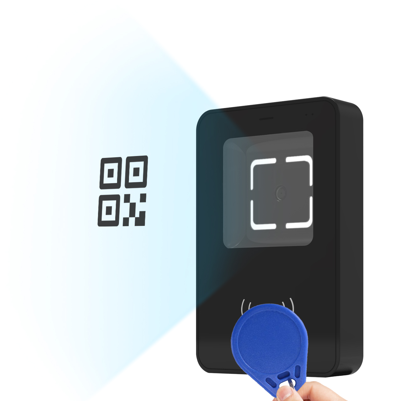 Barcode Scanner 2D - COOLCODE MU86 Access Control System RS485