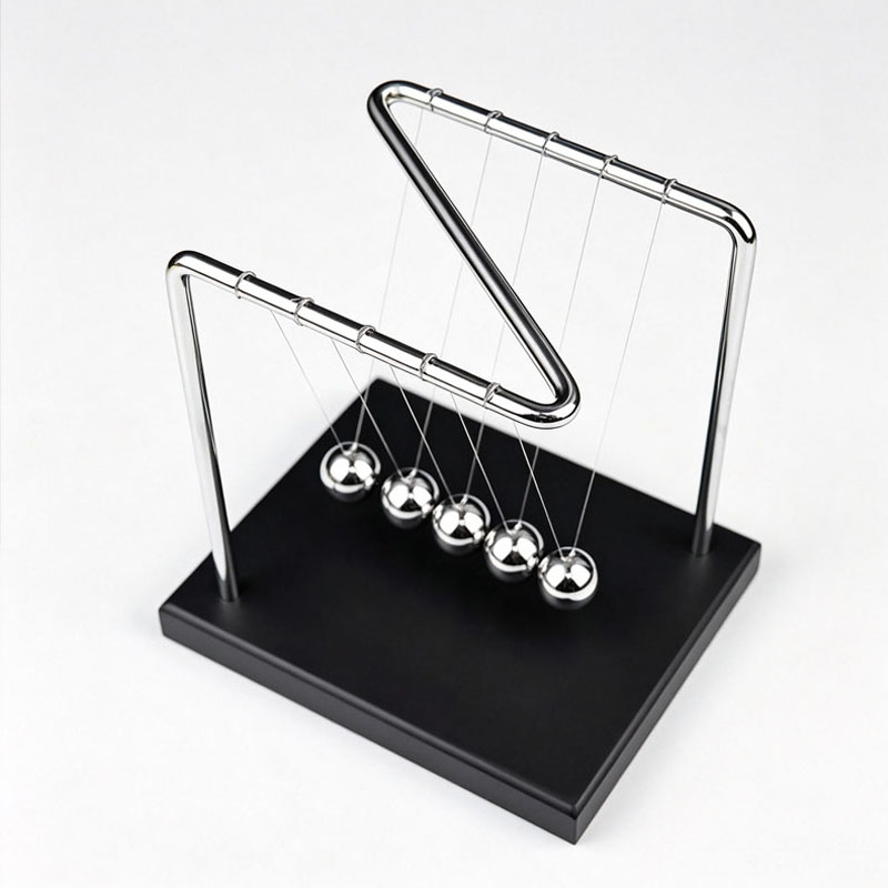 N Shaped Newton's Cradle Balan - Office Tech recension och pris