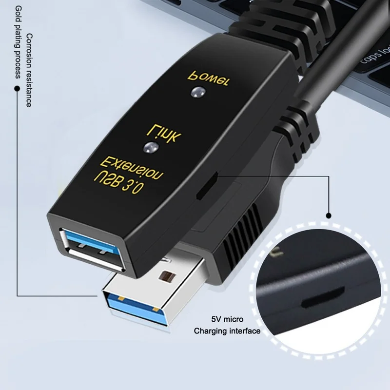 Active USB 3.0 Extension Cable - Usb Extender Active recension och pris