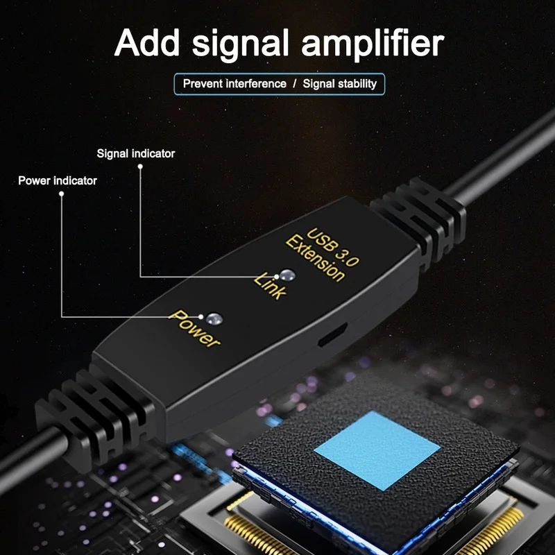 Active USB 3.0 Extension Cable - Usb Extender Active recension och pris