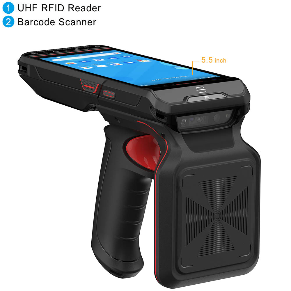 5.5-inch Android PDA UHF RFID  - Barcode Scanner 2D recension och pris