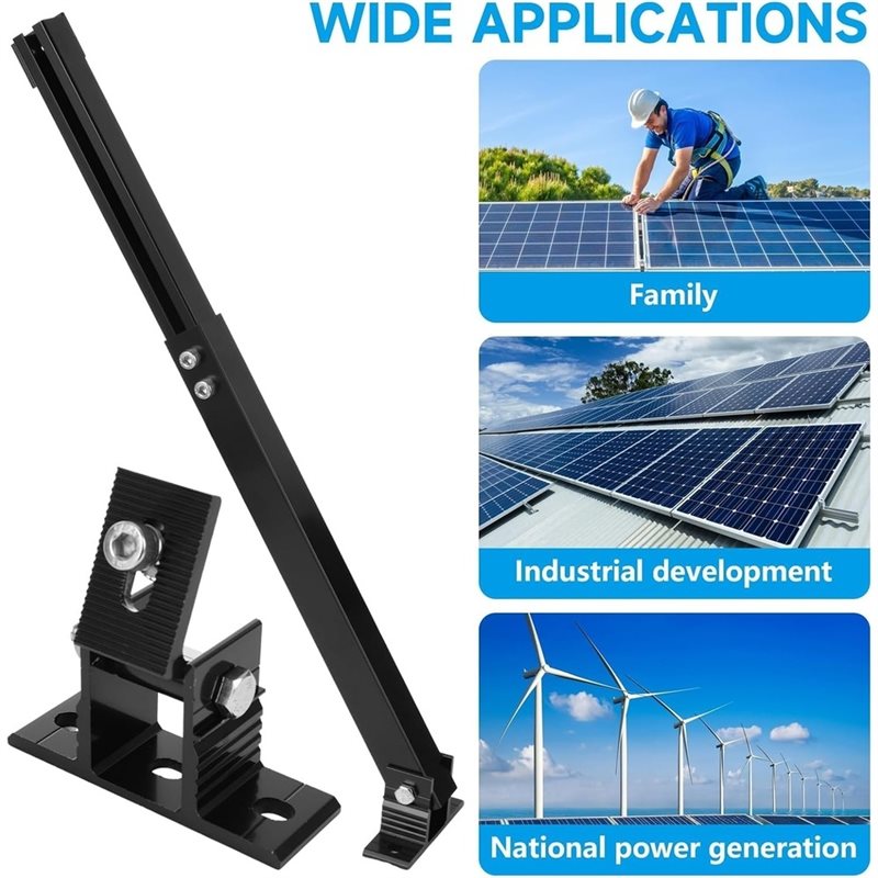 ABNM Aluminum Alloy Solar Pane - Flat Panel Mount Tilt recension och pris