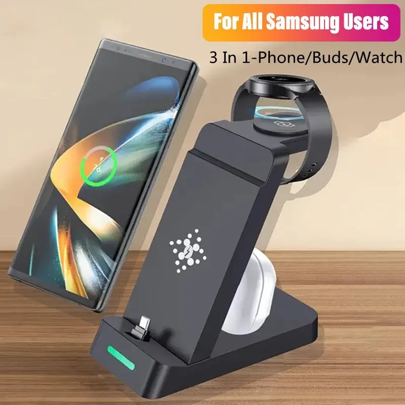 3 In 1 Charging Station for Sa - Usb Extender Active recension och pris