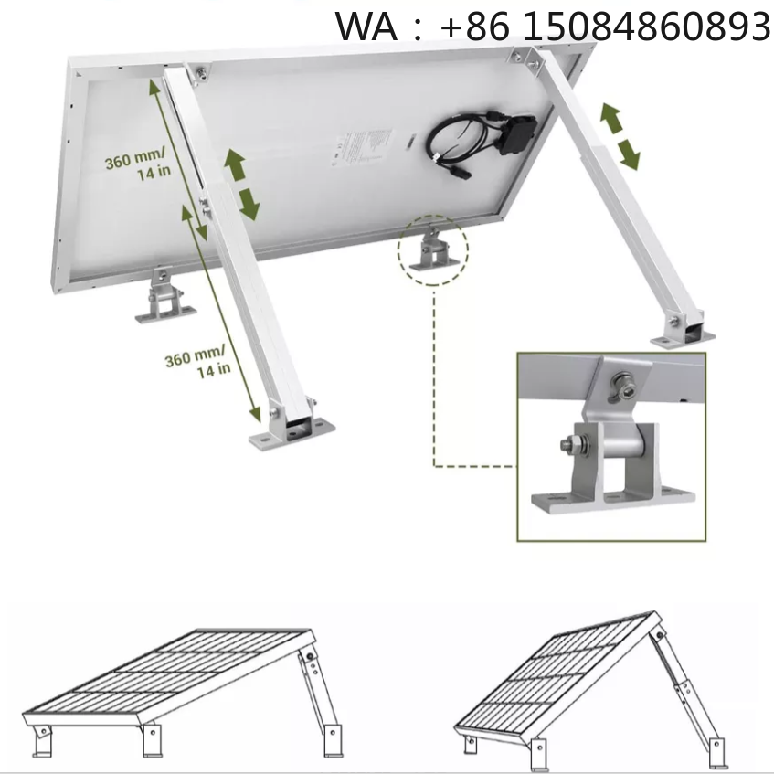 Adjustable Triangle PV Mount B - Flat Panel Mount Tilt recension och pris