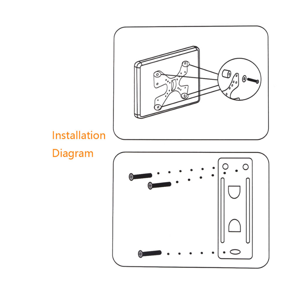 TV Wall Mount Bracket Flat Pan - Flat Panel Mount Tilt recension och pris